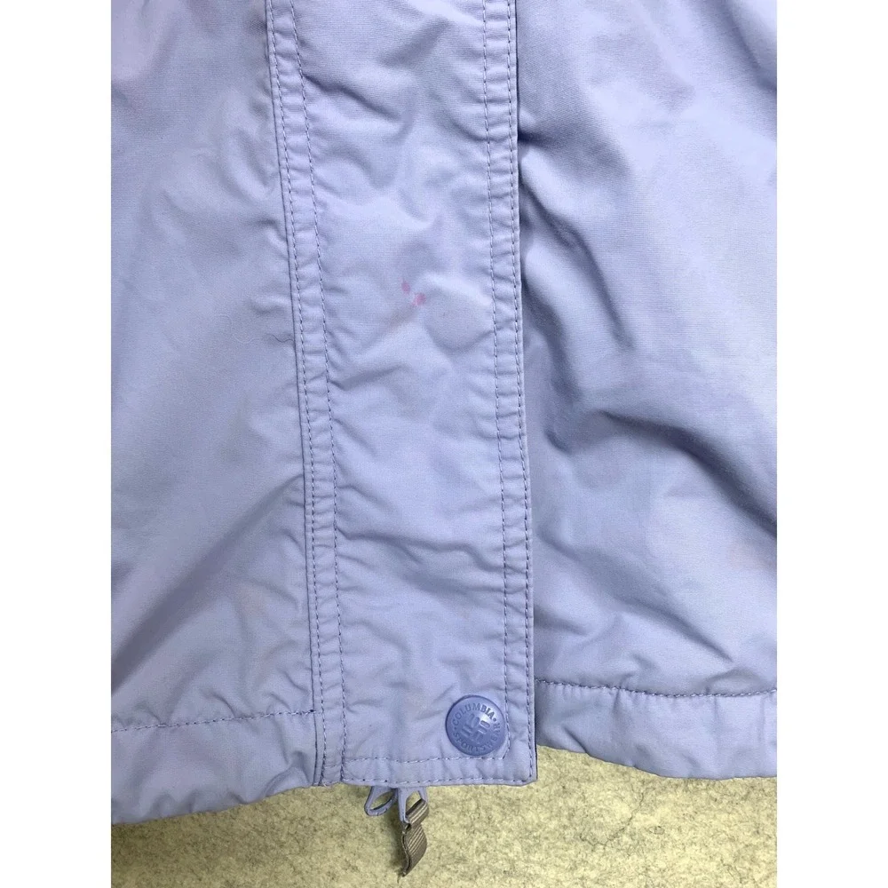 Columbia Interchange Jacket Womens 1X Purple Lavender Full Zip Outdoor Shell